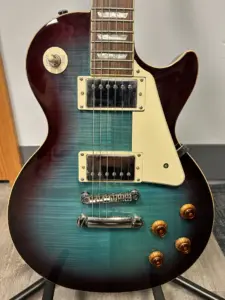 Preowned Epiphone Les Paul Standard Plus Top Pro in Blueberry Burst (Probuckers & Coil-Split) w/Hard Case!!!