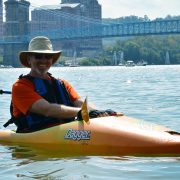 Kevin Kayaking the Ohio River