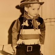 Mike as a cowboy
