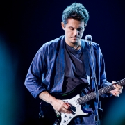 John Mayer playing guitar