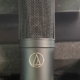 Front of a used Audio Technica 4033a microphone